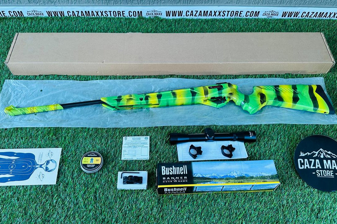 RIFLE RESORTE HEDEF CAMUFLADO VERDE SELVA