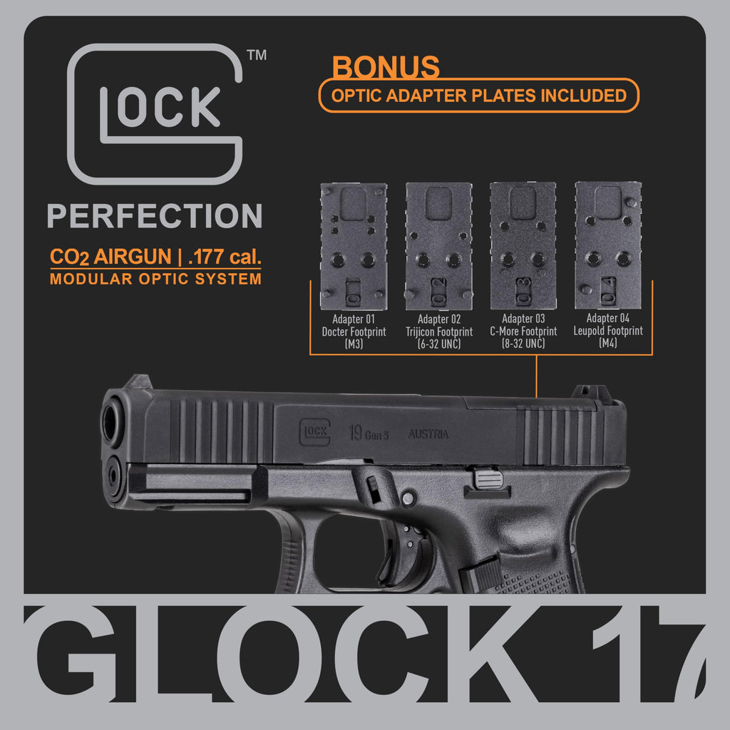 PISTOLA CO2 UMAREX GLOCK 19 GEN 5 SEMI-AUTO 17X