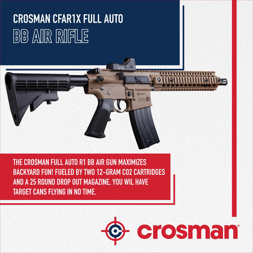 RIFLE CO2 CROSMAN CFAR1X R1 AUTOMÁTICO 25X
