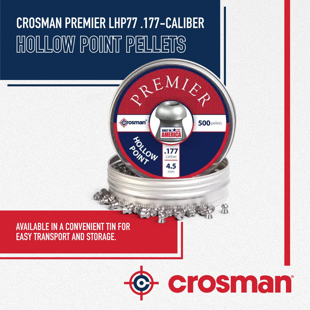 DIABOLOS CROSMAN PREMIER CALIBRE 4.5 DE 500 UNIDADES