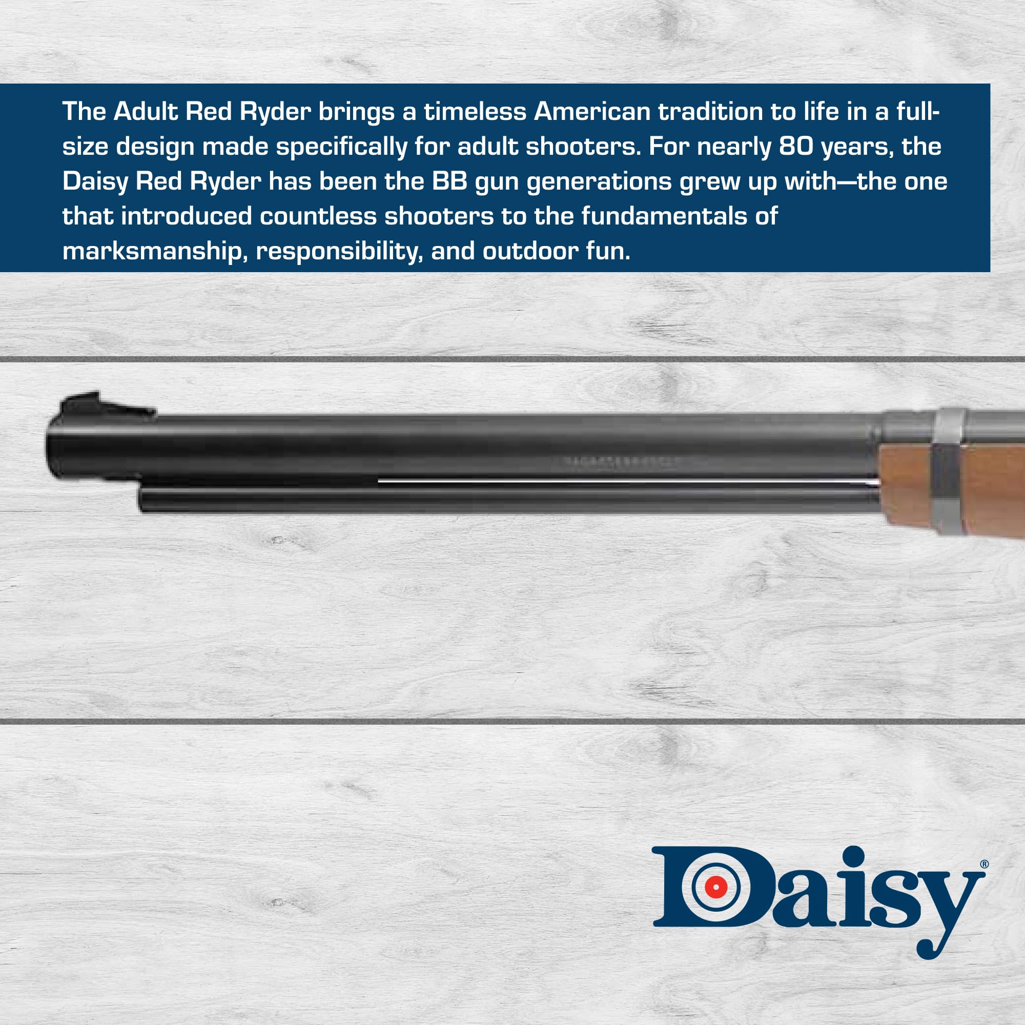 RIFLE DE RESORTE DAISY RED RYDER MONO-TIRO