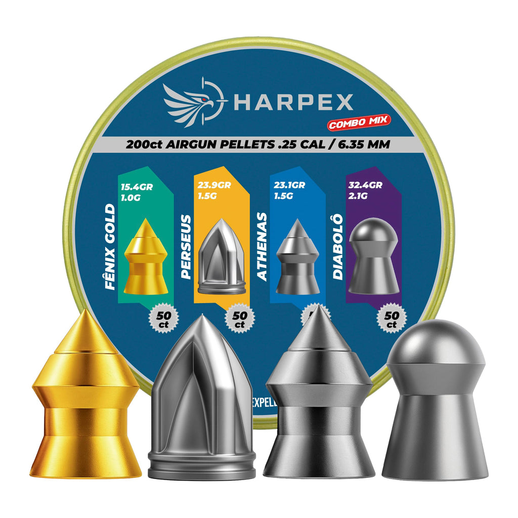 DIABOLOS HARPEX MEZCLA CALIBRE 6.35 DE 200 UNIDADES
