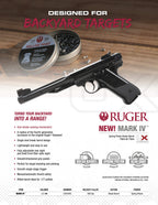 PISTOLA DE RESORTE UMAREX RUGER MARK IV MONO-TIRO