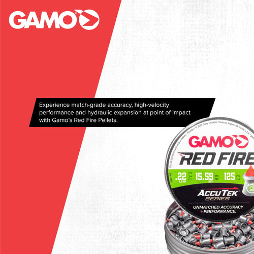 DIABOLOS GAMO RED FIRE CALIBRE 5.5 DE 125 UNIDADES