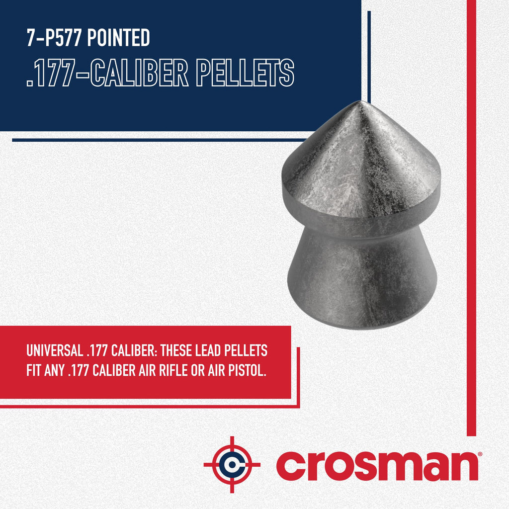 DIABOLOS CROSMAN POINTED CALIBRE 4.5 DE 500 UNIDADES