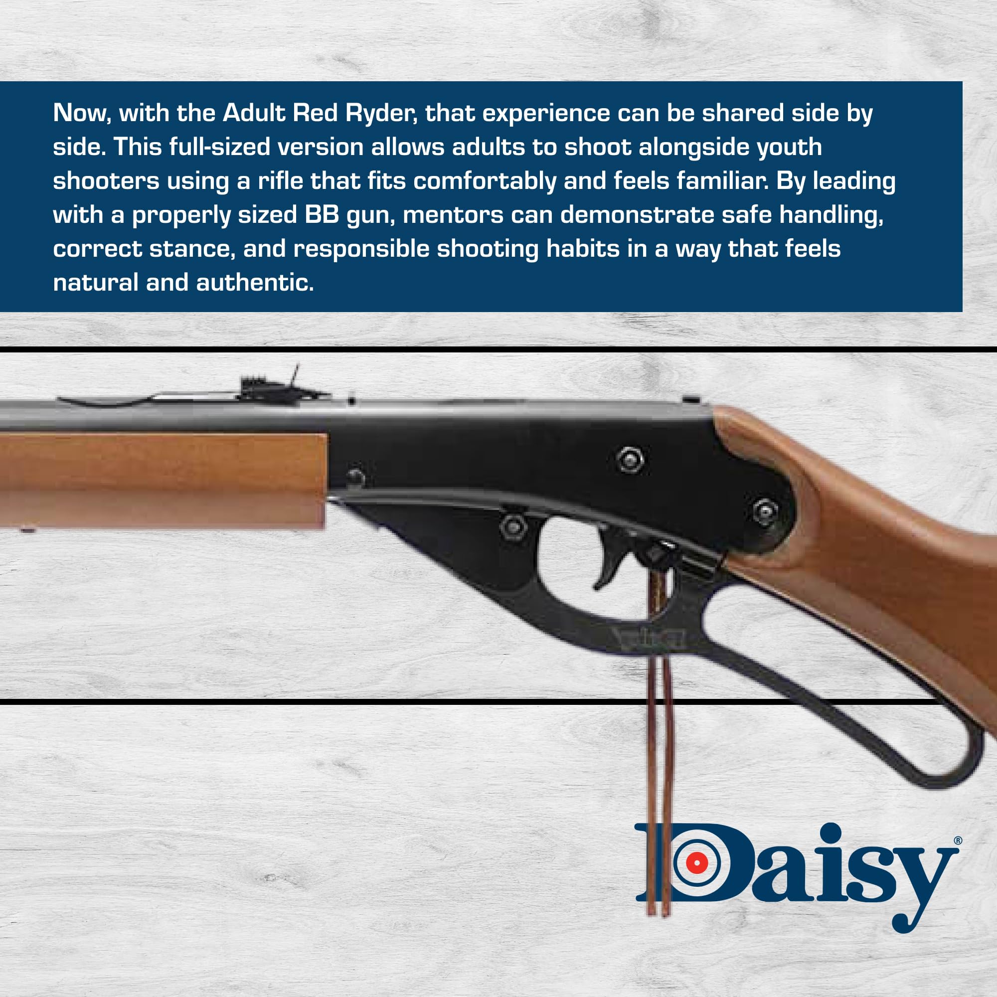 RIFLE DE RESORTE DAISY RED RYDER MONO-TIRO