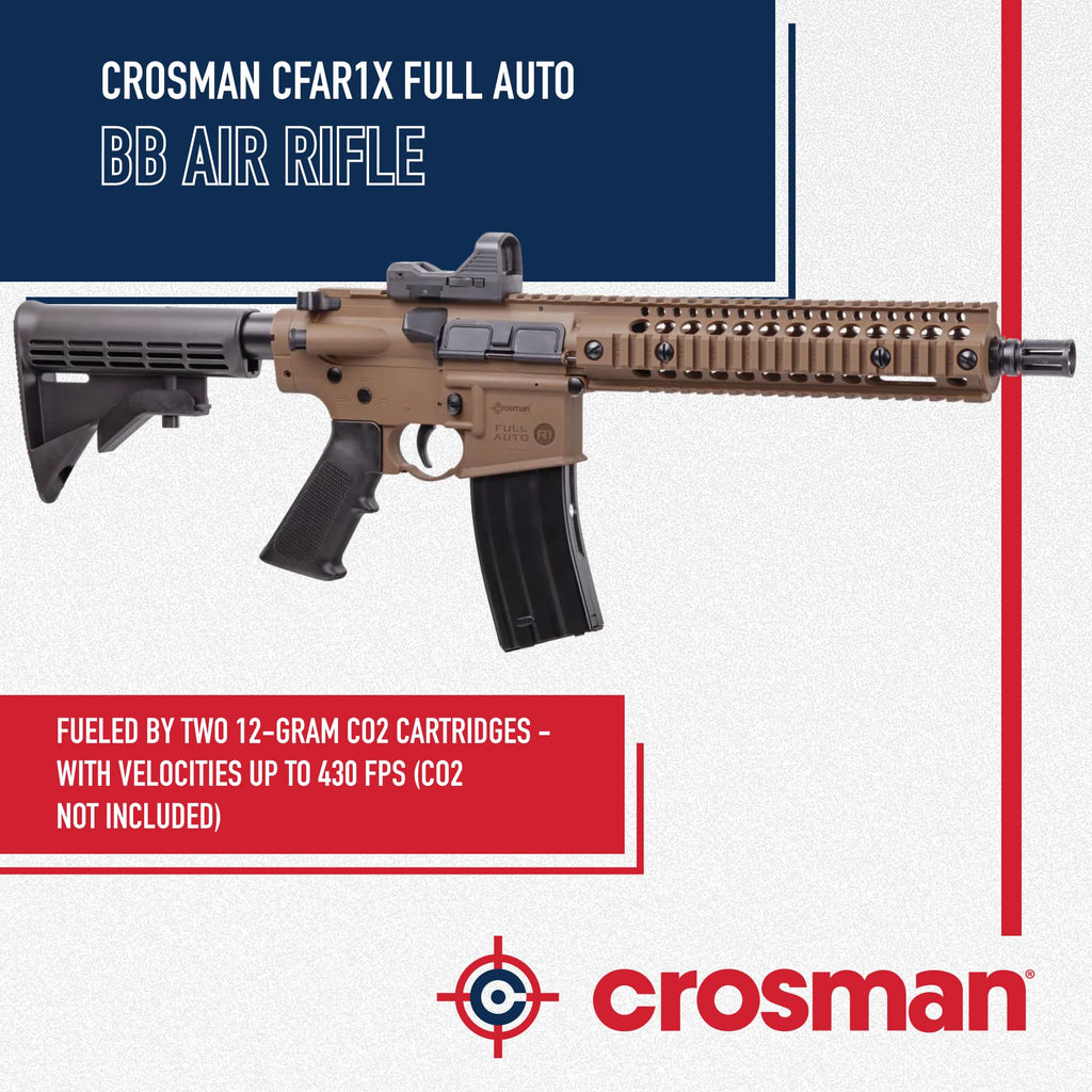 RIFLE CO2 CROSMAN CFAR1X R1 AUTOMÁTICO 25X