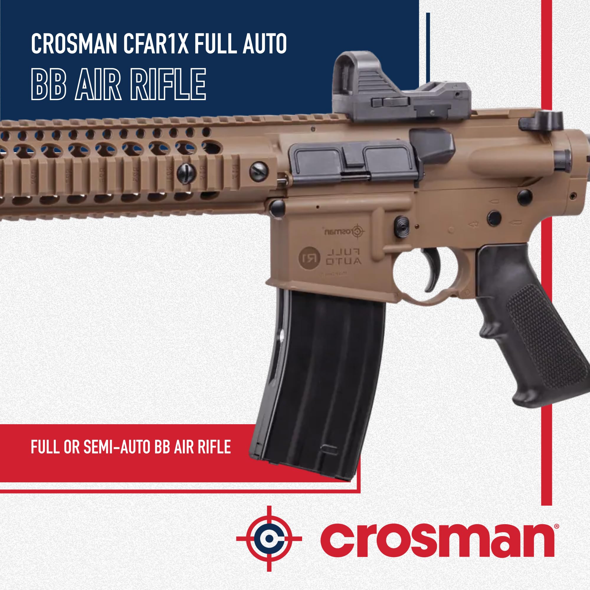 RIFLE CO2 CROSMAN CFAR1X R1 AUTOMÁTICO 25X
