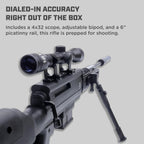RIFLE NITRO PISTÓN BARRA BLACK OPS THE SNIPER S MONO-TIRO