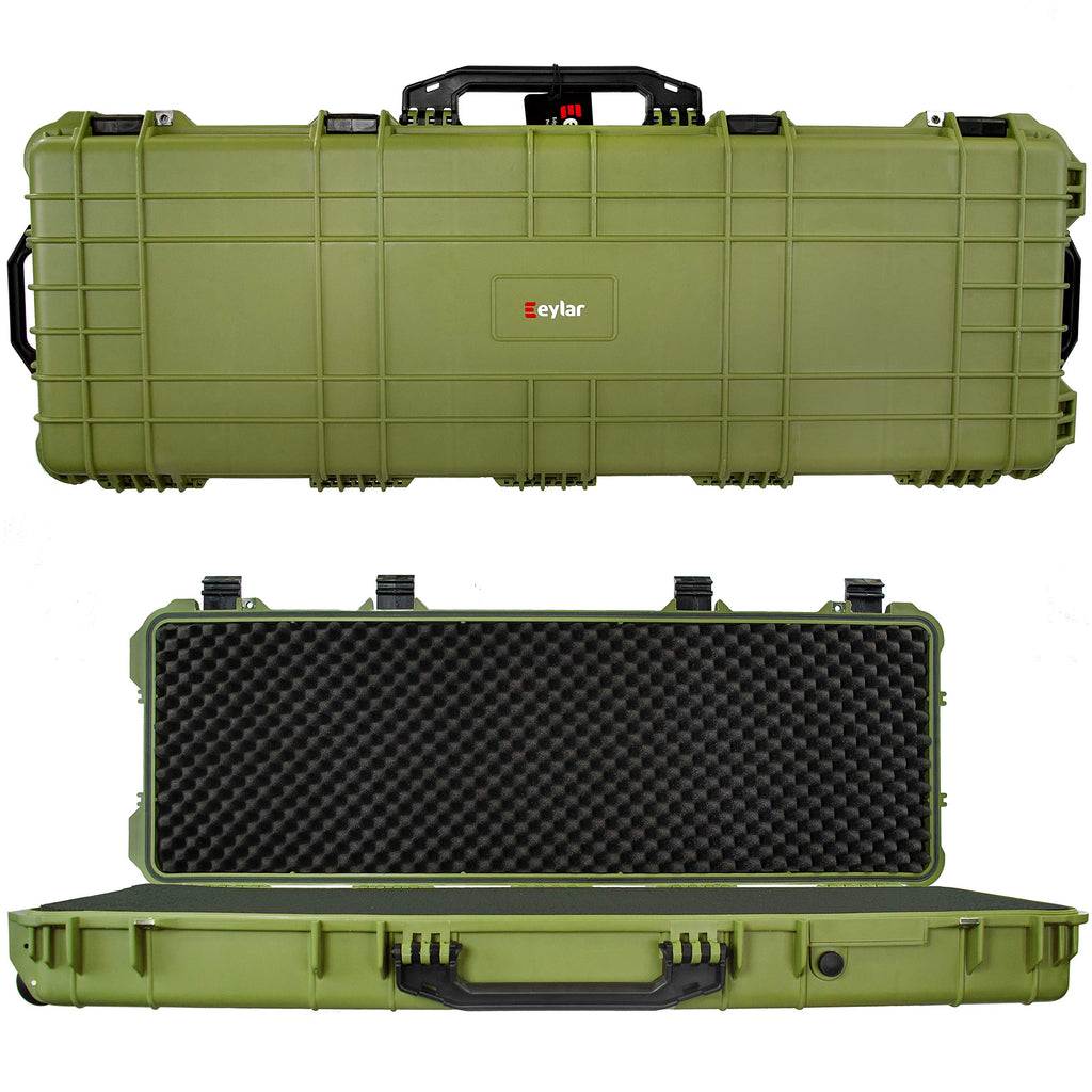 ESTUCHE RÍGIDO PROTECTOR CON RUEDAS EYLAR DE 44 PULGADAS PARA RIFLES