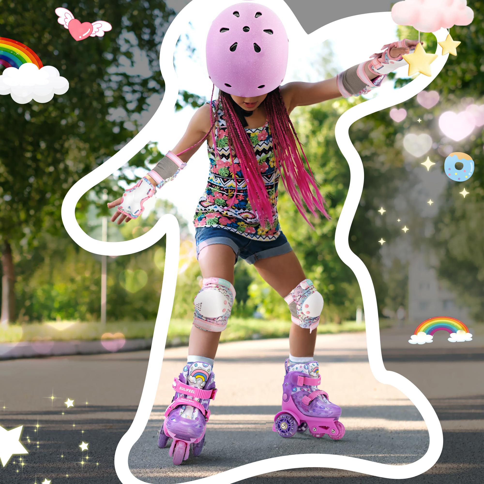 PATINES DE RUEDAS AJUSTABLES PARA NIÑOS Y NIÑAS