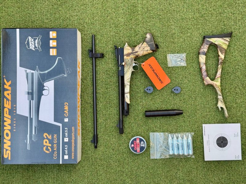 PISTOLA SNOWPEAK CO2 EN POLÍMERO CAMUFLADO