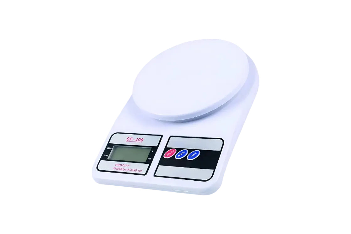 BALANZA GRAMERA DE COCINA DIGITAL GENÉRICA SF-400 BLANCA