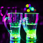VASOS LED DE FIESTAS TAZA ILUMINADA CON LUZ DE AGUA PARA BEBER HALLOWEEN NAVIDAD BODA
