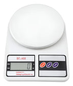 BALANZA GRAMERA DE COCINA DIGITAL GENÉRICA SF-400 BLANCA