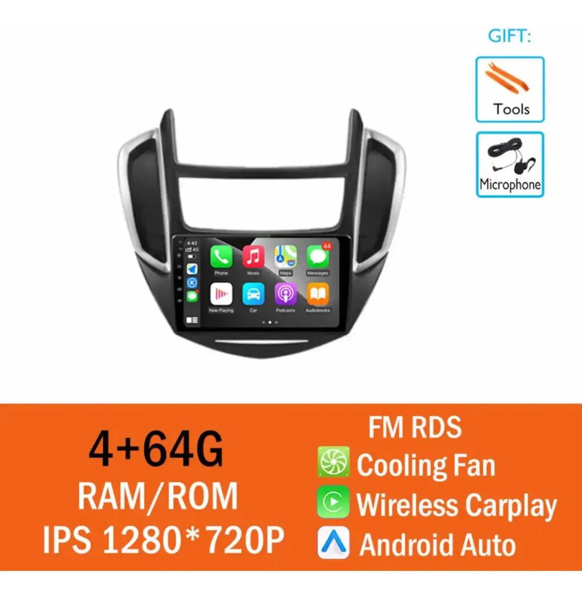RADIO CHEVROLET TRACKER 2013-2017