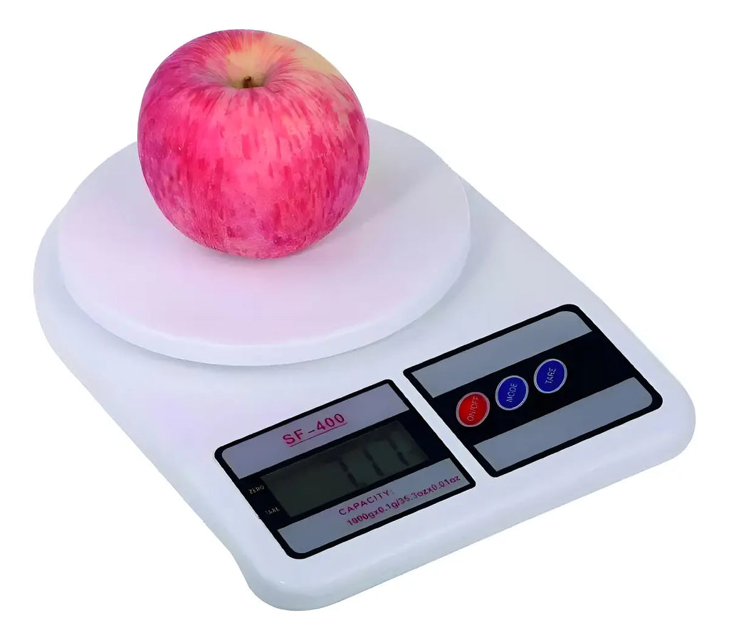 BALANZA GRAMERA DE COCINA DIGITAL GENÉRICA SF-400 BLANCA