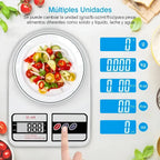 BALANZA GRAMERA DE COCINA DIGITAL GENÉRICA SF-400 BLANCA