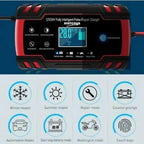 CARGADOR DE BATERÍA DE COCHE INTELIGENTE 12V 8A 24V