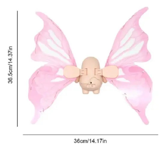 ALAS DE HADAS ILUMINADAS LED PARA NIÑOS Y MASCOTAS