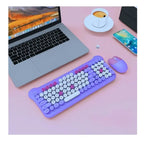 COMBO TECLADO DISEÑO GATO + MOUSE INALÁMBRICO AS-212