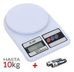 BALANZA GRAMERA DE COCINA DIGITAL GENÉRICA SF-400 BLANCA