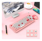 COMBO TECLADO DISEÑO GATO + MOUSE INALÁMBRICO AS-212