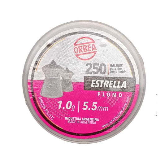 Diabolos MAGNUM punta estrella cal 5.5/22 de 250 unidades