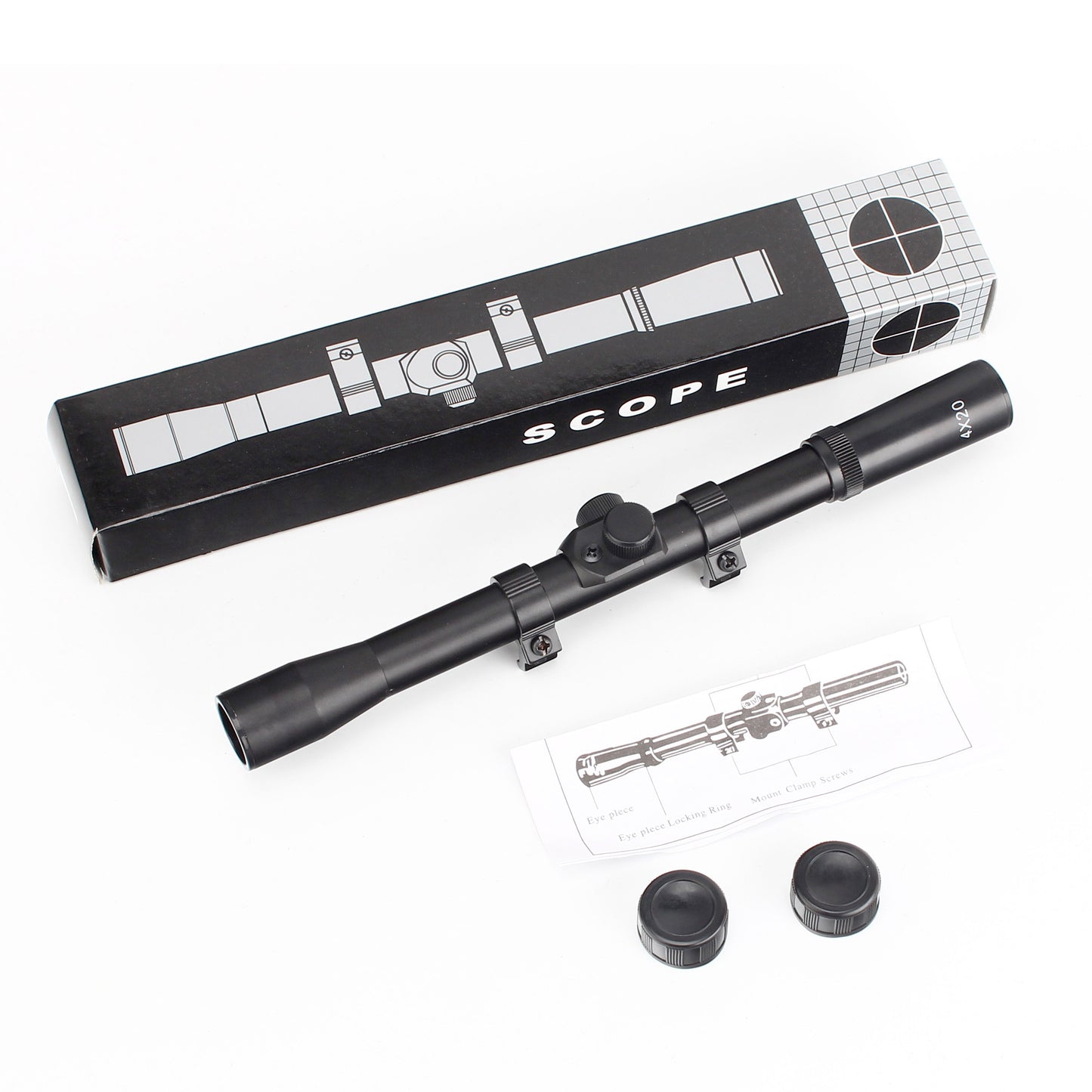 Mira Telescópica SCOPE 4X20mm para riel 11