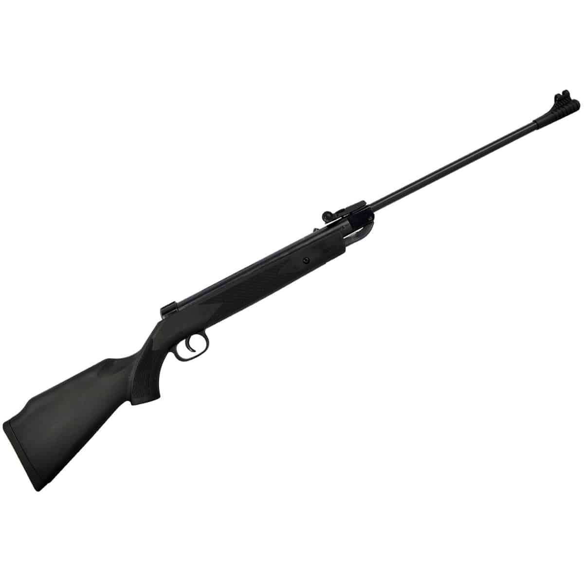 Rifle de aire comprimido CAMO b2-4 polímero negro resorte cal 5.5 de 500 fps
