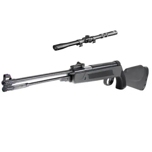 Rifle chinesse de resorte wf600p polimero negro cal 5.5/22 de 500 fps
