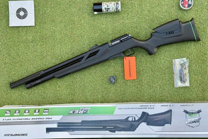 RIFLE PCP SNOWPEAK T-REX SNIPER MULTI-TIRO X10 EN POLÍMERO CAL 5.5/6.35 DE 1000 FPS
