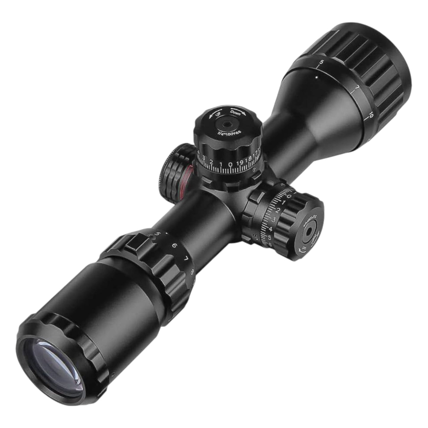 Mira telescópica SPINA 3-9X32 retícula iluminada anillos qd para riel 22