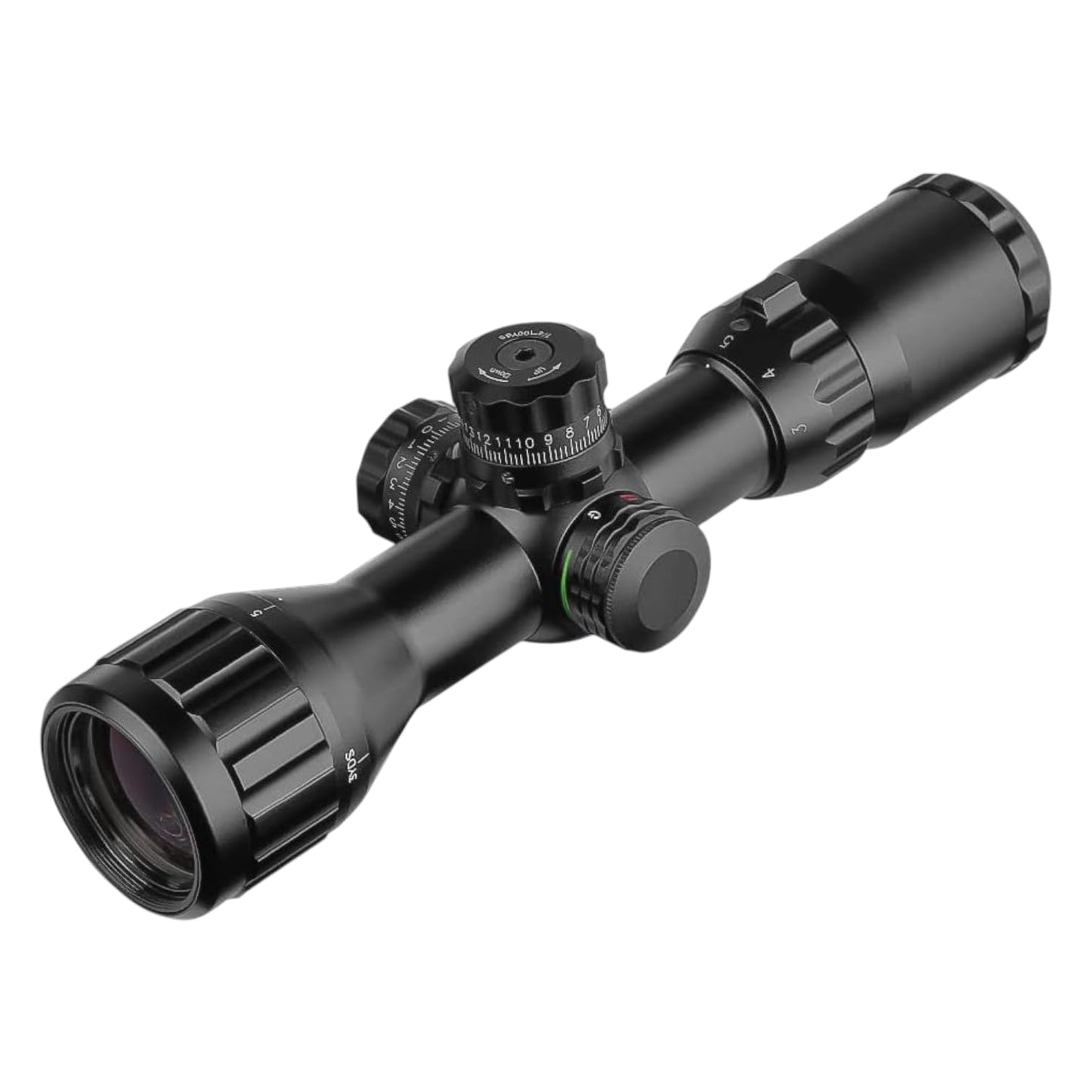 Mira telescópica SPINA 3-9X32 retícula iluminada anillos qd para riel 22