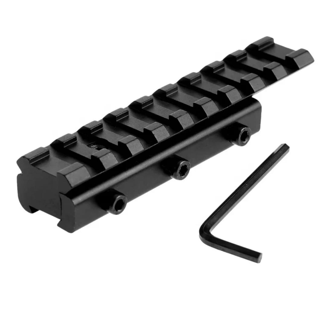 Convertidor de cola milano riel 11mm a riel 22mm picantini