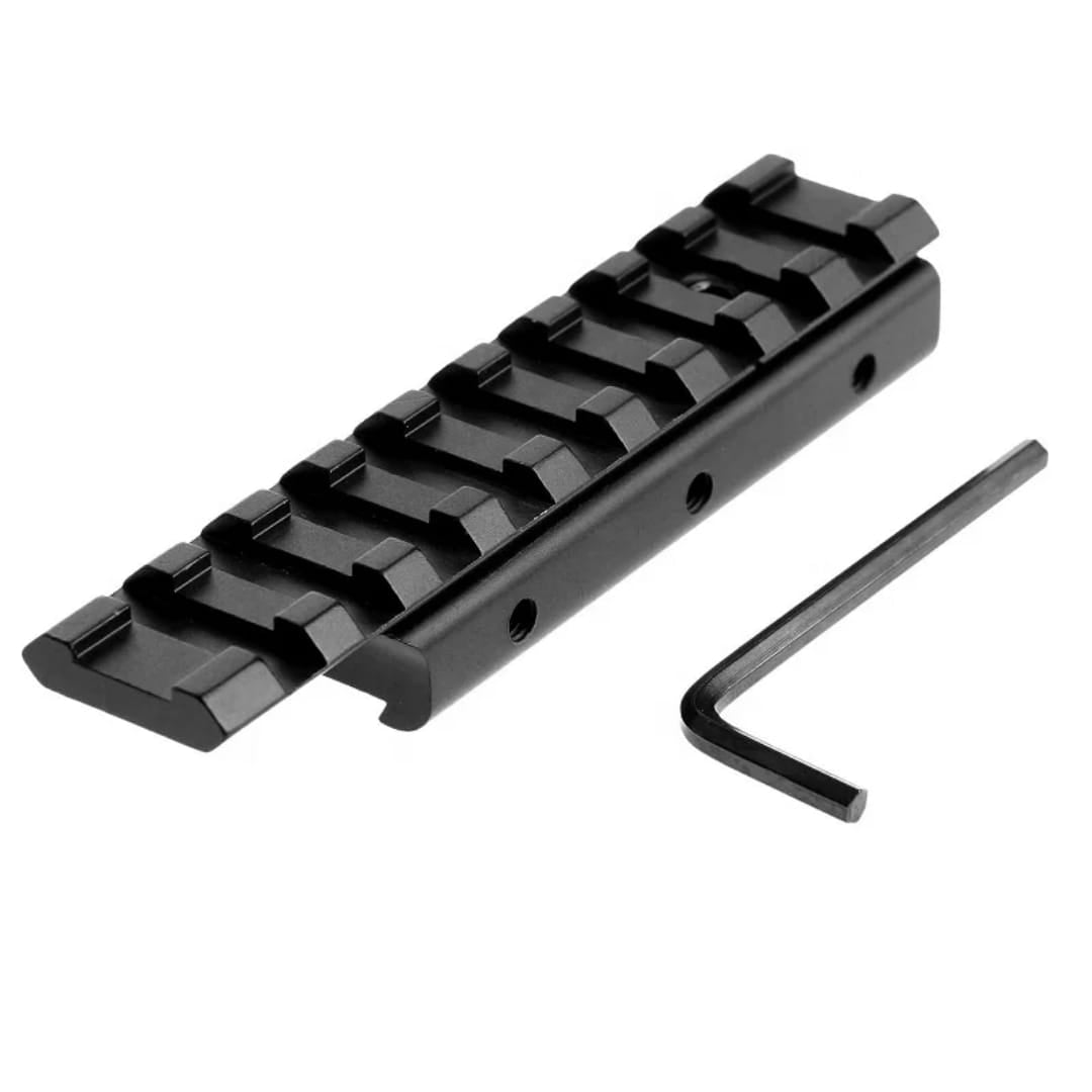 Convertidor de cola milano riel 11mm a riel 22mm picantini