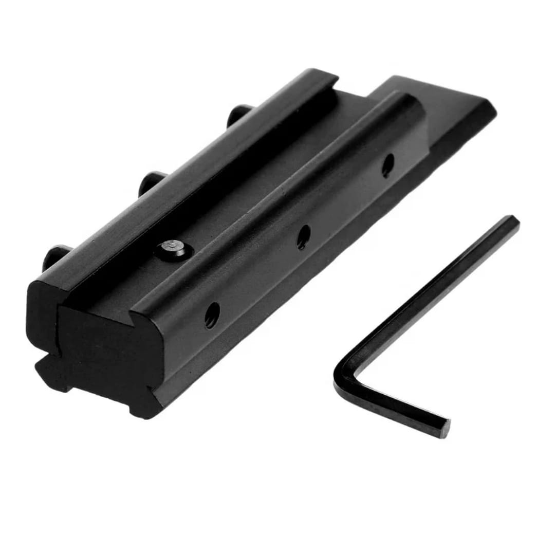Convertidor de cola milano riel 11mm a riel 22mm picantini