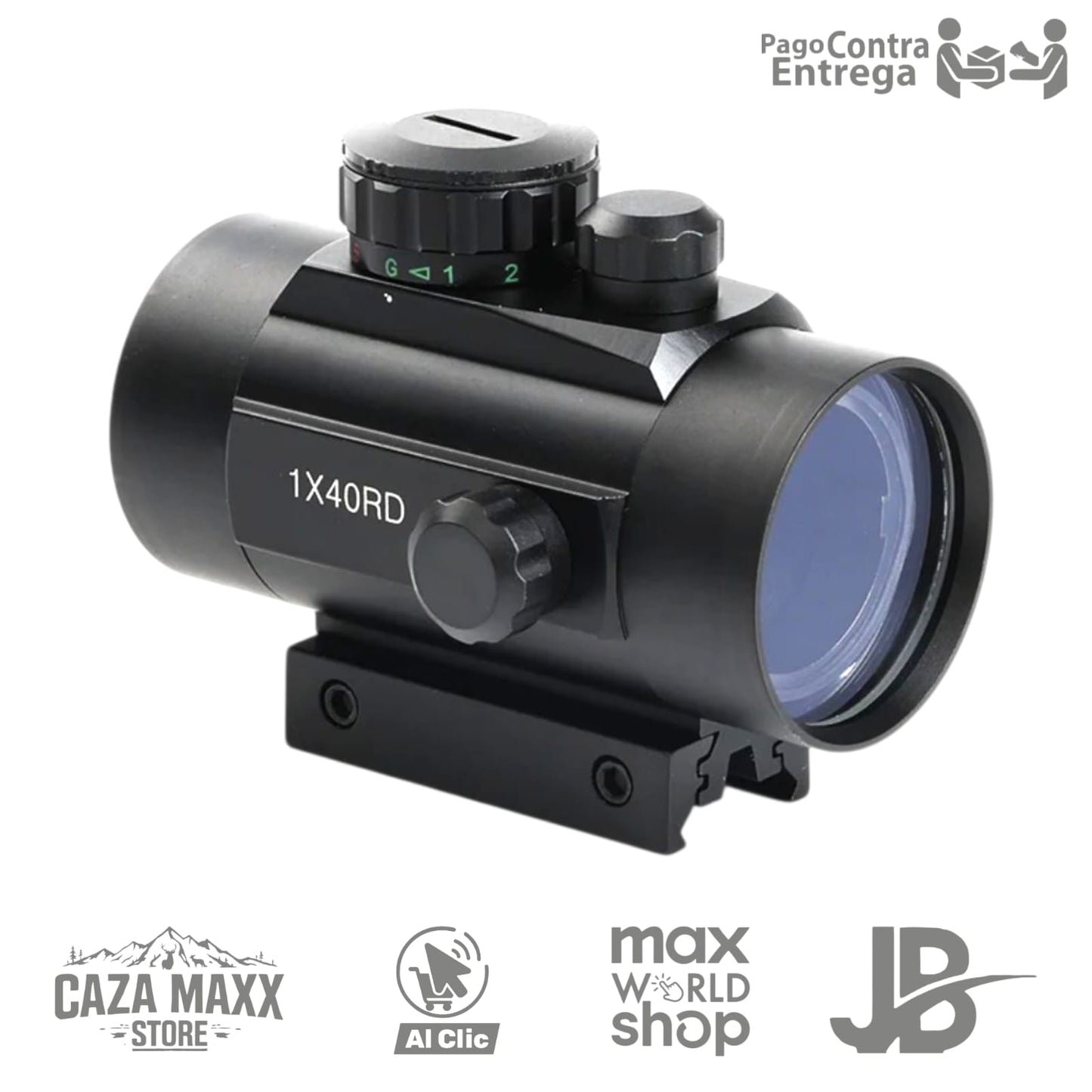 Mira holográfica red dot 1x40 rd para riel 11 y 22