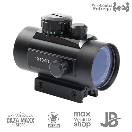 Mira holográfica red dot 1x40 rd para riel 11 y 22