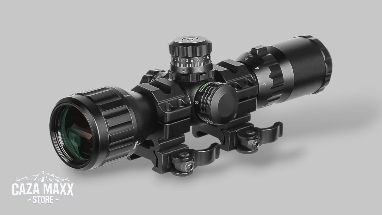 MIRA TELESCÓPICA SPINA 3-9X32 RETÍCULA ILUMINADA PARA RIEL 22