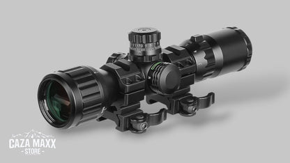 MIRA TELESCÓPICA SPINA 3-9X32 RETÍCULA ILUMINADA PARA RIEL 22