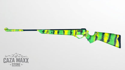 RIFLE DE RESORTE HEDEF DEFENCE EN POLÍMERO CAMUFLADO SELVA CAL 4.5/5.5 DE 650 FPS