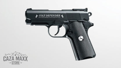 PISTOLA CO2 COLT DEFENDER BB EN POLÍMERO NEGRO