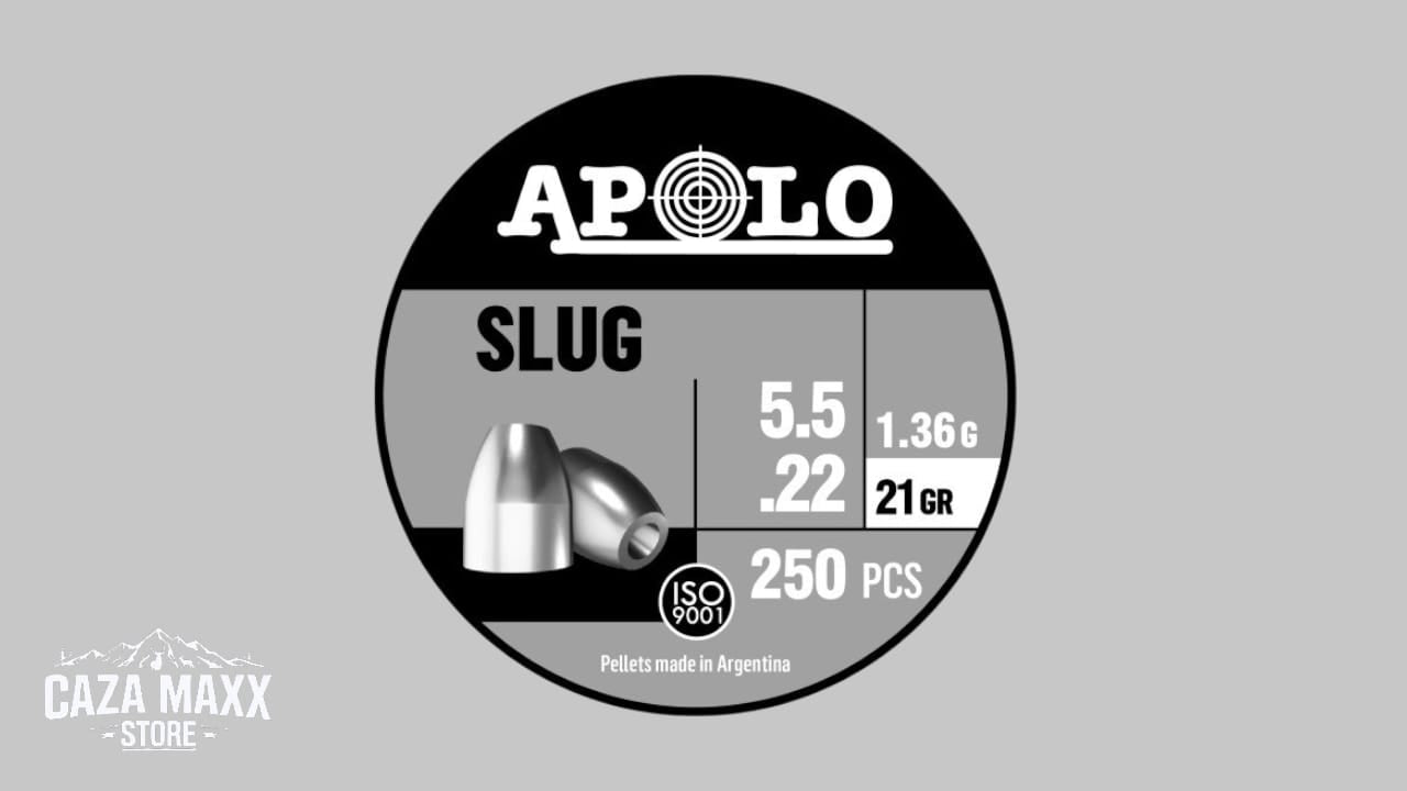 DIABOLOS APOLO SLUG CAL 5.5 DE 250 PCS (21GR)