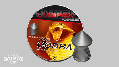 DIABOLOS UMAREX COBRA CAL 4.5 DE 500 PCS (8.60GR)