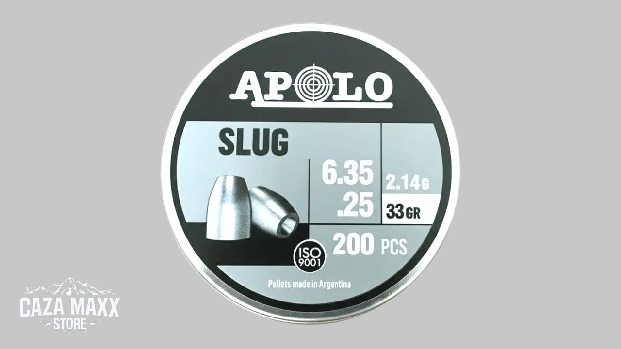 DIABOLOS APOLO SLUG CAL 6.35 DE 200 PCS (33GR)