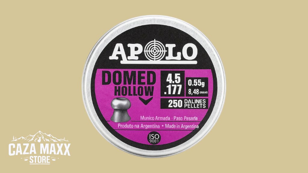 DIABOLOS APOLO DOMED HOLLOW CAL 4.5 DE 250 PCS (8.48GR)