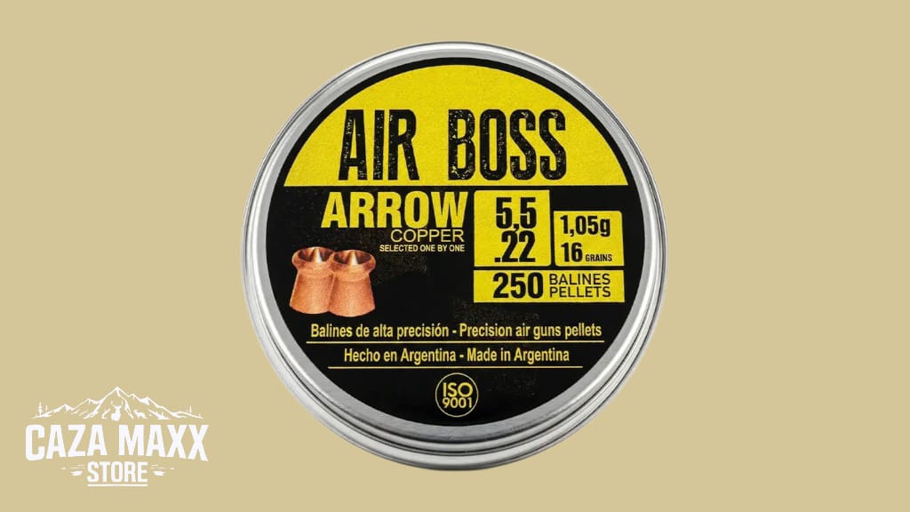 DIABOLOS AIR BOSS ARROW COPPER CAL 5.5 DE 250 PCS (16GR)