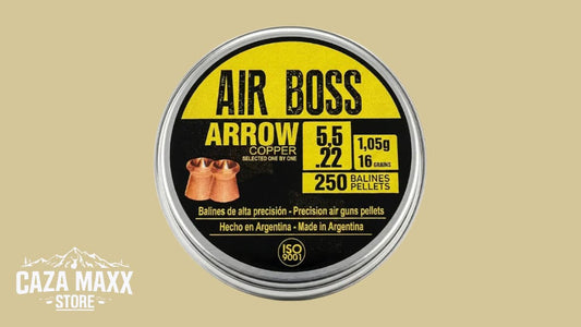 DIABOLOS AIR BOSS ARROW COPPER CAL 5.5 DE 250 PCS (16GR)