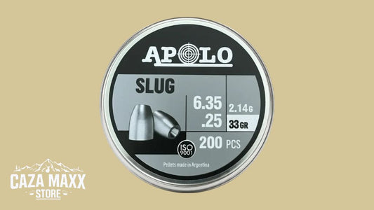 DIABOLOS APOLO SLUG CAL 6.35 DE 200 PCS (33GR)